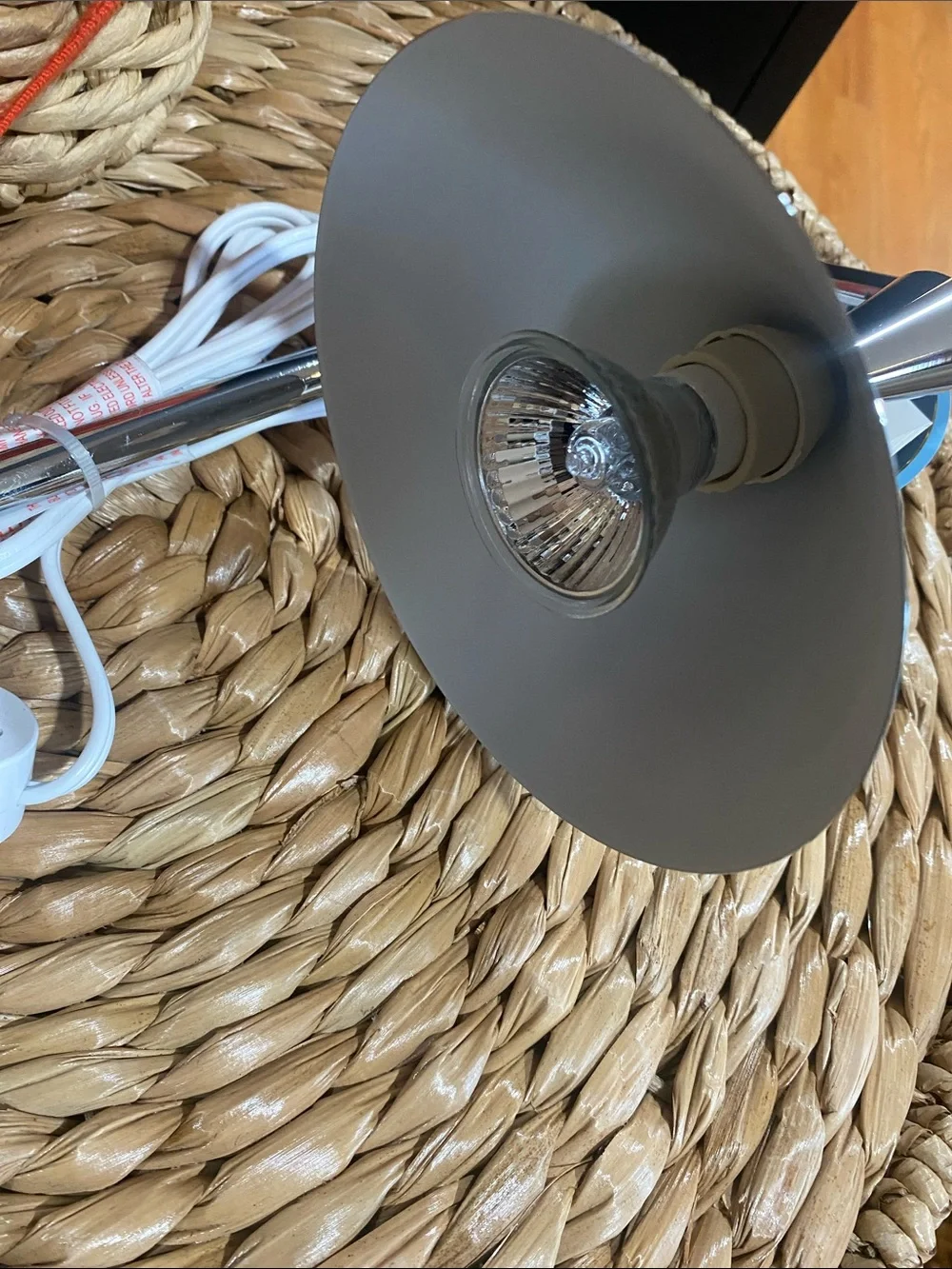 Today only price! NWT Threshold Chrome Silver Candle Warmer Lamp